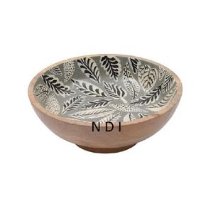 Unique Style Enamel Finishing Designer Round Wooden Deep <b>Bowl</b> Fruits <b>Serving</b> <b>Bowl</b> Customized Best Quality <b>Large</b> Wooden <b>Bowl</b> - Product Image 1