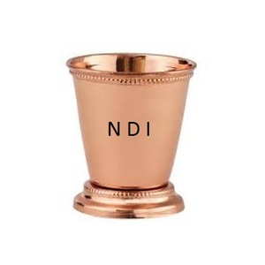 Pur solide moscou Mule cuivre tasse bière Julep tasse en vrac cuivre eau potable Julep tasse menthe Julep tasse - Product Image 1