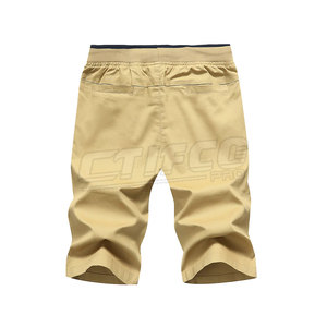 Shorts de sport pour hommes de haute qualité, solides, décontractés, respirants, imperméables, avec fermeture à cordon, personnalisables, en toile, polyester/coton, service OEM - Product Image 5