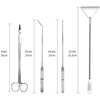 Haute demande réservoir d'aquarium plante aquatique pince à épiler ciseaux Aquascaping ensemble d'outils Kits à utiliser accessoires d'aquarium