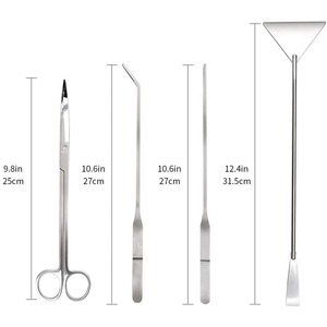 Haute demande réservoir d'aquarium plante aquatique pince à épiler ciseaux Aquascaping ensemble d'outils Kits à utiliser accessoires d'aquarium - Product Image 1