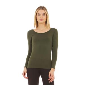 Camiseta térmica ultrasuave de compresión para mujer, Camisa ajustada de alta calidad con cuello redondo, ropa informal - Product Image 4