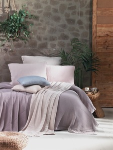 100% Cotton Solid Woven Gauze 4 Layers <b>Bed</b> <b>Cover</b> High Quality Breathable - Product Image 6