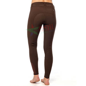 Women's Custom <b>Thick</b> Nylon Spandex Riding <b>Tights</b> Non-Slip Wicking Horse Riding Pants Comfortable Leggings - Product Image 4