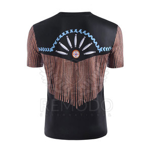 T-shirt personnalisé pour homme à manches courtes en tricot écologique respirant 200g polyester/coton sublimation - Product Image 3