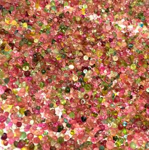 Turmalina Natural Multicolor, Gema Suelta, Cabujón Facetado, Formas Mixtas, 1-6mm, Sin Orificio - Product Image 2