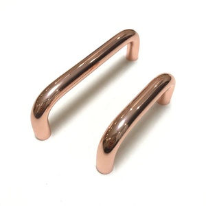 C şekli U şekli 8mm 10mm 12mm dolap kulpu çekme gül altın alüminyum profil çekme kolları cam için katı ahşap kereste kapı - Product Image 4