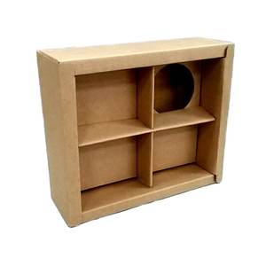 Custom Brown Kraft Cardboard 4 Holes Divider Paper <b>Box</b> - Product Image 6