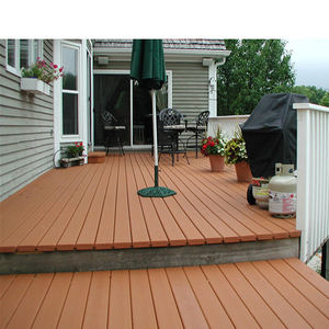 <span class=keywords><strong>Couleur</strong></span> de <span class=keywords><strong>teck</strong></span> personnalisée 120*20mm panneaux de plastique en bois artificiels creux carrés faciles à nettoyer - Product Image 5