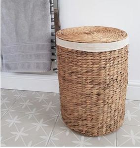 High Quality Handmade Hyacinth Laundry <b>Storage</b> <b>Baskets</b> Hand-Woven Natural For Home Made in Vietnam - Product Image 6