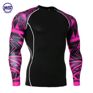 เสื้อกีฬาแขนยาวแบบเต็มตัวสำหรับผู้ใหญ่เสื้อรัดรูปพิมพ์ลายได้ตามต้องการ - Product Image 5