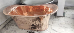 Shiny Polished Copper bath tub new style - Product Image 6
