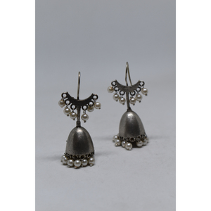 Pendientes de aro estilo indio de última moda, con apariencia de latón y plata, para mujeres y niñas. - Product Image 2