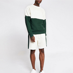 Logo personnalisé Ensemble chemise et short d'entraînement pour hommes, ensemble ample deux pièces ensembles de survêtements et shorts pour hommes - Product Image 4