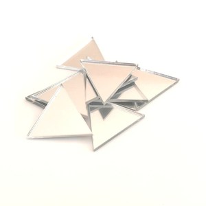 <b>Triangle</b> Shaped Crafting Sets of 10 (Shatterproof Safety <b>Mirror</b> - Product Image 1