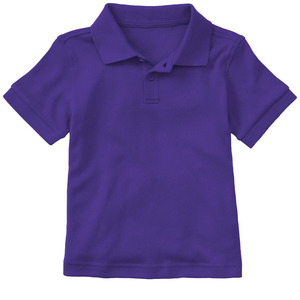 T-shirt Polo violet sur mesure OEM, nouvelle arrivée, pour hommes/garçons, 100% coton piqué, tissu de haute qualité selon les exigences du client - Product Image 1