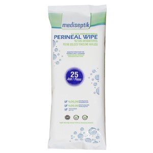 Toallitas Desinfectantes Antibacterianas Mediseptik con Clorhexidina Digluconato, Extra Suaves, No Tejidas, para Zonas Sensibles, 20x21 cm, para Personas Postradas en Cama - Product Image 3