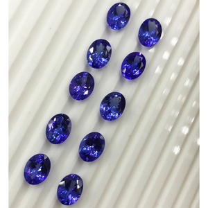 Bán buôn mới nhất Bộ sưu tập Tanzanite hình bầu dục Mặt đá quý hoàn hảo - Product Image 3