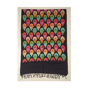 ความต้องการขนาดใหญ่ Viscose เย็บปักถักร้อยผ้าคลุมไหล่อย่างน้อยราคา - Product Image 1