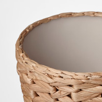 Jardinière en jacinthe d'eau naturelle faite à la main Mini support pour plante d'intérieur pour cuisine pour restaurants