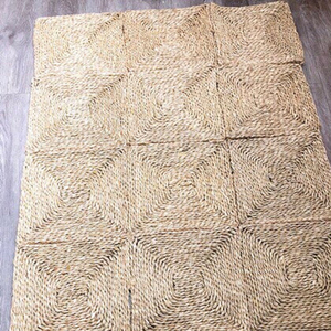 Tapis de mer Rectangle en jonc de mer, décoration de maison, tapis pour chambre à coucher au Vietnam, vente en gros, - Product Image 4