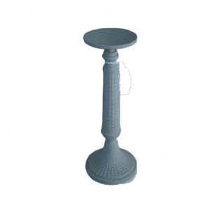 High Quality Metal Aluminum <b>Taper</b> <b>Candle</b> Holder 30cm in Grey Finish Handmade Christmas Home Decor - Product Image 1