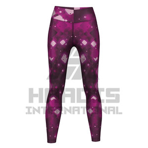 Venta al por mayor de cintura alta gimnasio Fitness personalizado mujeres sublimación Leggings | Calidad Premium estilo único sublimación mujeres Leggings - Product Image 2