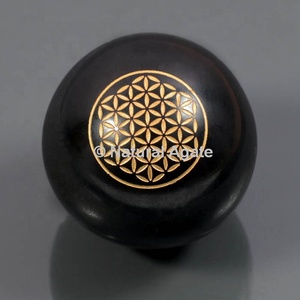 Reiki Chakra Guérison Pierre Sphère Boule En Gros Naturel Brun Fluorite Pierre Précieuse Boule pour la Maison Jardin Décoration - Product Image 3