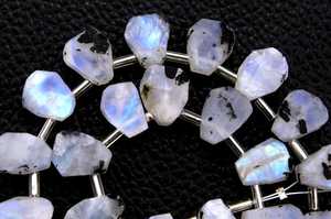 29 pièces pierre de lune arc-en-ciel naturelle non traitée brute bleue pierre précieuse Flashy de qualité supérieure 1 brin faisant des bijoux - Product Image 4