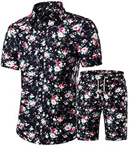 Chándal informal para hombre, conjunto de dos piezas de verano - Product Image 4