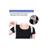 Correcteur de posture intelligent réglable pour adulte, soutien dorsal, ceinture d'entraînement des épaules, en Spandex écologique, pour dropshipping