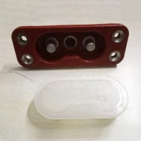 Connecteurs de batterie d'avion en cuivre haute performance, usinés avec précision par CNC, plaqués argent, pièces d'aviation Airbus ISO9001