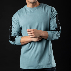 T-shirt vierge 100 % coton, fabriqué en usine, échantillon gratuit OEM, couleurs et tailles assorties, impression de logo personnalisée pour homme. - Product Image 4