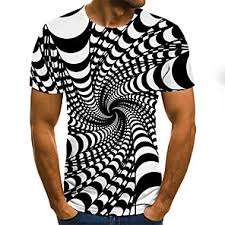 T-shirt manches courtes pour homme, Hip Pop, avec impression numérique, haute qualité, en coton, - Product Image 2