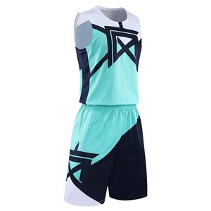 Conjunto de Uniforme de Baloncesto Transpirable para Hombre, Talla Grande, con Camisetas y Pantalones Cortos Sublimados Personalizados (100% Poliéster) - Product Image 3