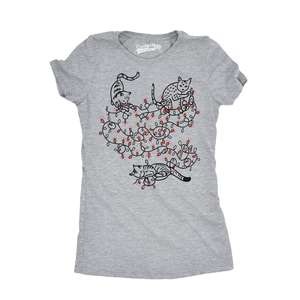 Camiseta Estampada para Mujer, Manga Corta, Algodón Premium, Suave al Tacto, Transpirable, Cómoda para Uso Diario, Exportación de Ropa Directa de Fábrica - Product Image 2