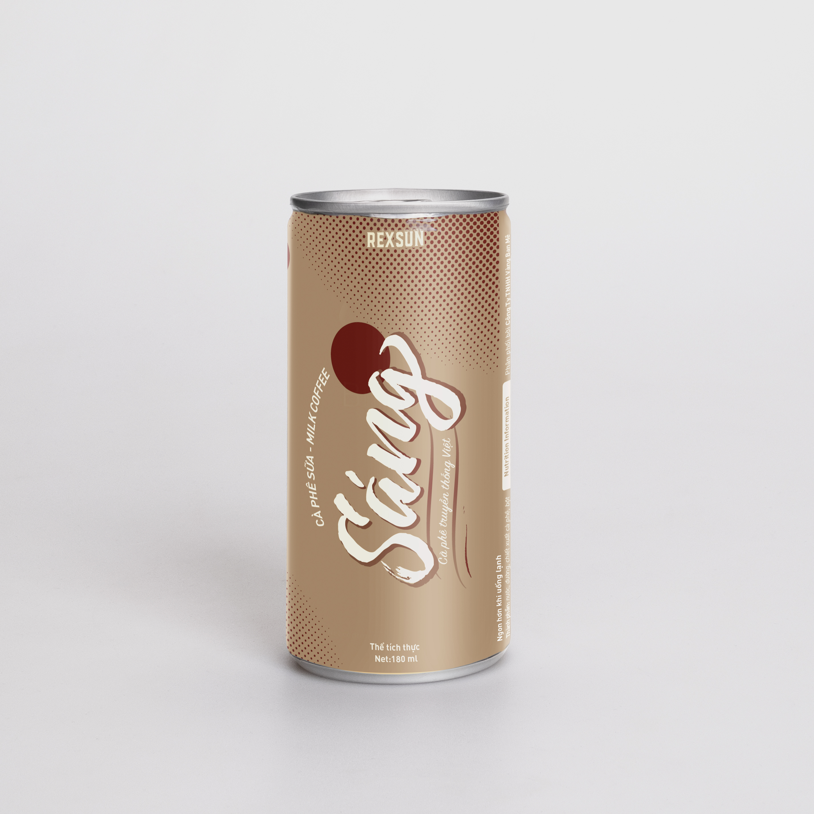 Вьетнамский молочный кофе, готовый к использованию, приятный вкус, 180 мл