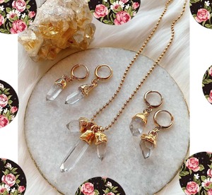 Natural Crystal Gemstone Vintage Style Link Chain Unisex IGI Certified Electroplated <b>Silver</b> Rhodium Plated Anniversary <b>Necklace</b> - Product Image 1