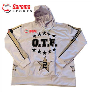 Venta al por mayor 300gsm Fleece Pullover Hoodies Hombres Sudaderas con capucha personalizadas con logotipo y diseño personalizado, - Product Image 3