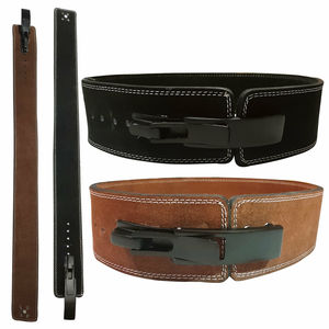 Ceinture de levage de poids en cuir, levier d'entraînement de gymnastique, sangle de levage de puissance - Product Image 1