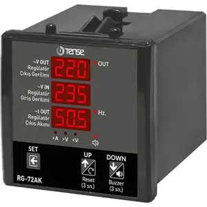 Voltímetro Digital (Servo y control de corriente para reguladores), de alta calidad RG-72AK, 1V - 300V AC (50/60Hz)