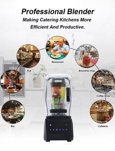 Mélangeur commercial de smoothie de glace de 2.5L mélangeur de fruit de fabricant du mélangeur 1680W avec le moteur pur de Salut-couple de cuivre - Product Image 5