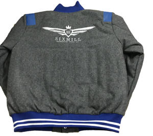 Veste de baseball universitaire de marque privée en laine et en cuir de vachette/cuir de mouton Vestes universitaires de qualité supérieure - Product Image 4