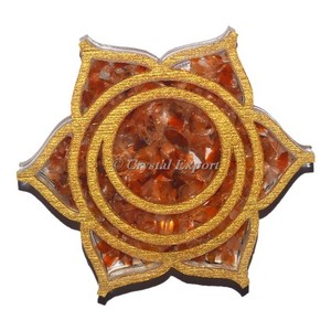 Sacral Chakra Peach Aventurine Orgone <b>Coaster</b> - Product Image 1