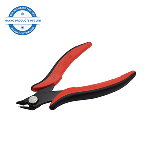Ergonomic Design Wire <b>Cutter</b> 106-02 HAKKO Shears Cutting Tool Hand Tool Flush Cut <b>Safety</b> Clip Angled Small Blade Short Long Nose - Product Image 3