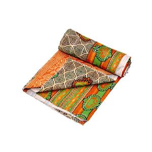 Couvre-lit de couette Kantha Vintage fait à la main 100% coton Gudari couverture Queen Size pour la maison ou l'hôtel utilisation estivale - Product Image 3