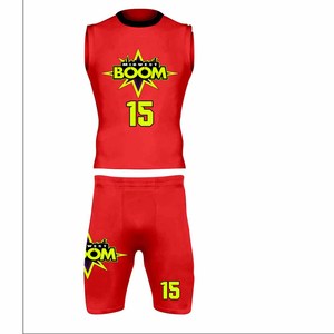 Conjunto de Jersey de Baloncesto Midwest Boom, Camiseta sin Mangas Roja y Pantalones Cortos con Estampado Sublimado, Absorbe la Humedad, Ajuste Atlético, para Hombre Adulto - Product Image 1