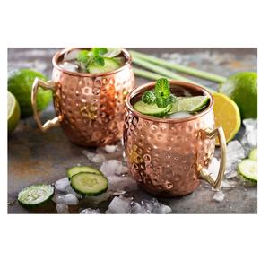 Produit le plus vendu tasse en cuivre de mule de moscou martelé antique meilleure qualité tasses en cuivre tasse de mule de moscou de l'inde - Product Image 1