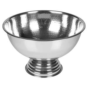 Tazón para servir de almacenamiento de alimentos de alta calidad, cuencos de fruta de Metal con acabado antiguo decorativo grabado a mano para uso en hoteles y restaurantes - Product Image 1