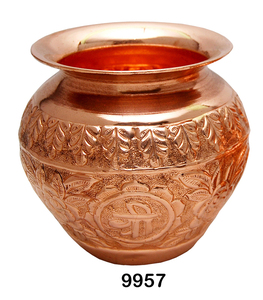 Handmade <b>Copper</b> Flower <b>Vase</b> Elegant Hammered Design for Floor Decoration Custom Logo Metal Model at Low Price - Product Image 4